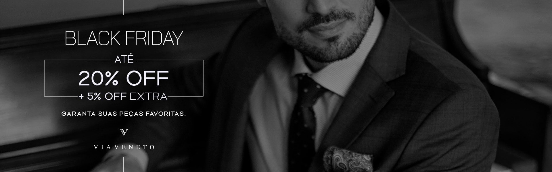 Banner Black Via Veneto