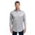 Camisa Cetim Lisa de Algodão Slim - Cinza - 3