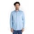 Camisa Social Maquinetada Ruth - Azul. - 45