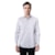 Camisa Social Maquinetada Ruth - Cinza Claro - 45