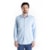 Camisa Social Slim Maquinetada Ruth - Azul. - 45