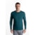 Camiseta Manga Longa 100% Algodão - Verde - P