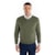 Malha Tricot Decote v - Verde Musgo - M