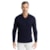 Polo Tricot Manga Longa - Azul. - G