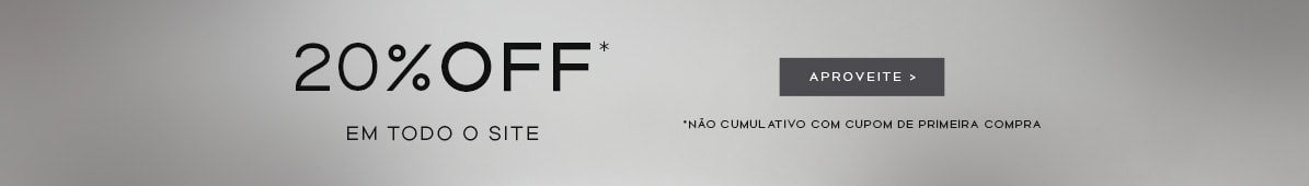 20% OFF Em todo o site!